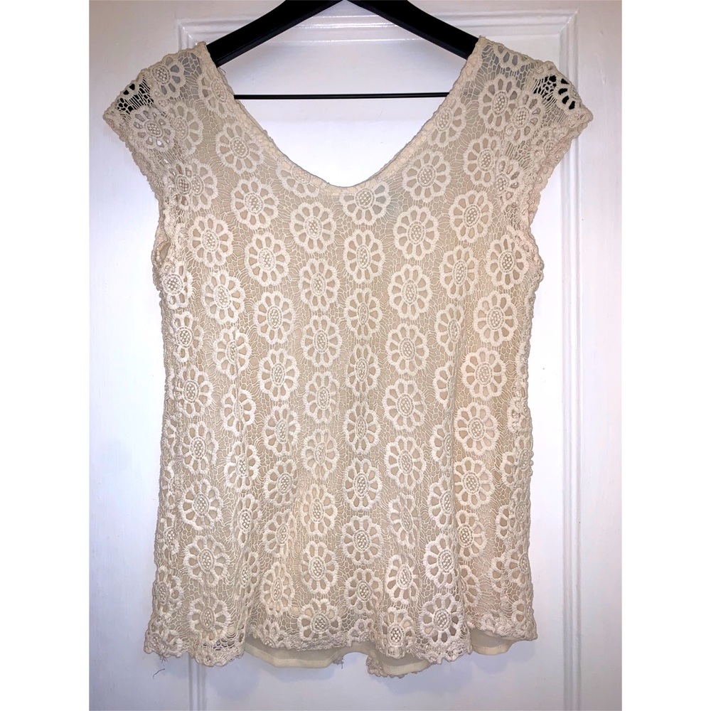 Design History Lace Blouse Size M